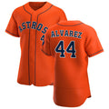 Houston Astros #44 Yordan Alvarez Orange Alternate 2020 Authentic Team Baseball Jersey