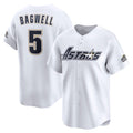Houston Astros #5 Jeff Bagwell White Throwback Cooperstown Collection Limited Baseball Jersey