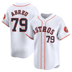 Houston Astros #79 Jose Abreu White Home Limited Player Baseball Jersey