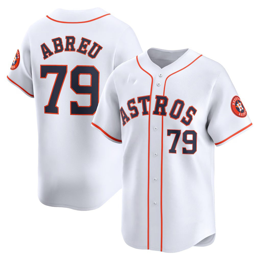 Houston Astros #79 Jose Abreu White Home Limited Player Baseball Jersey