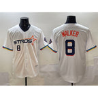 Houston Astros #8 Christian Walker White 2025 City Connect Limited Stitched Baseball Jersey