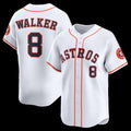 Houston Astros #8 Christian Walker White Home Limited Player Baseball Jersey