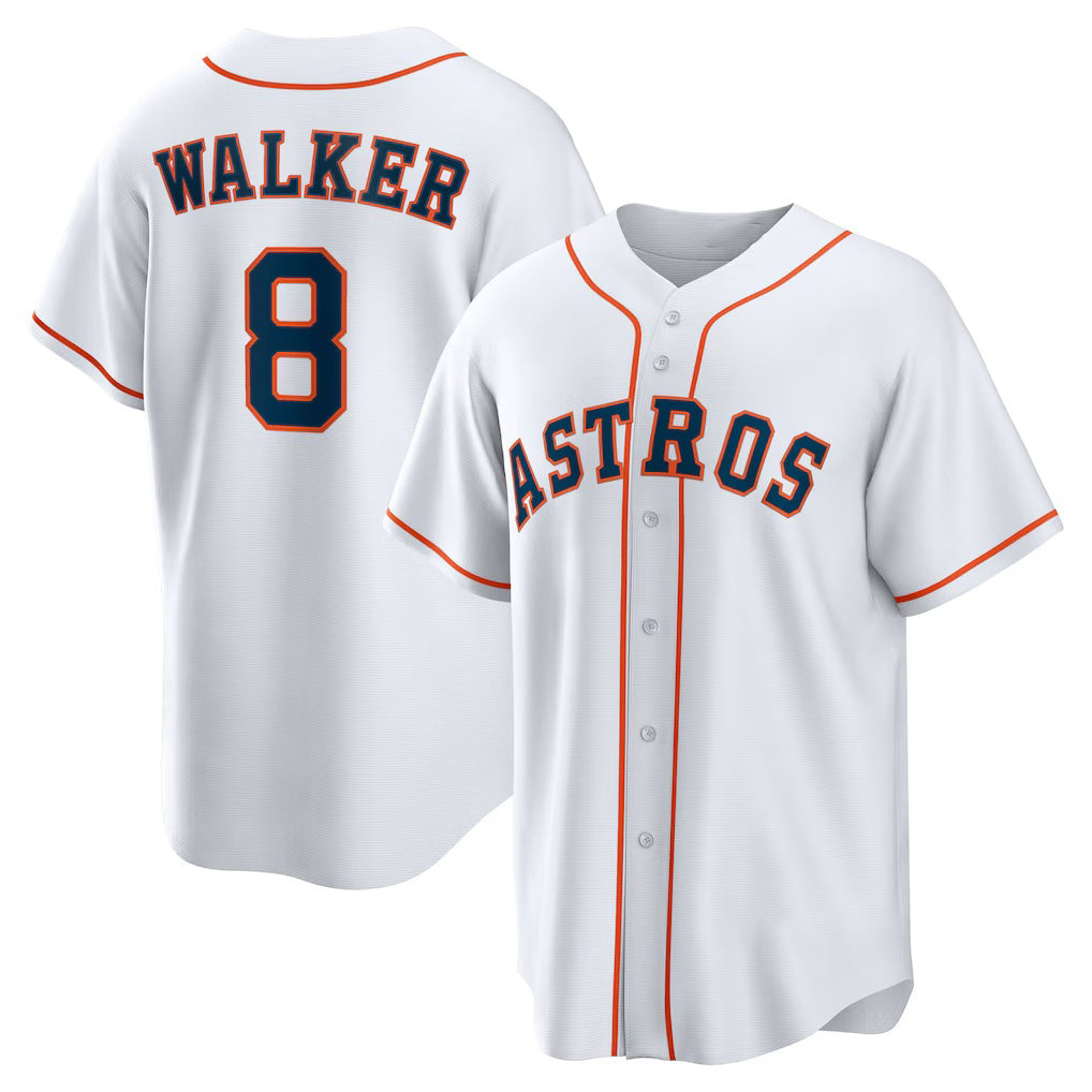 Houston Astros #8 Christian Walker White Home Replica Baseball Jersey