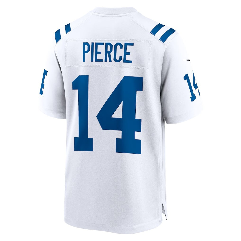 IN.Colts #14 Alec Pierce White Away Game Player Football Stitched Jersey