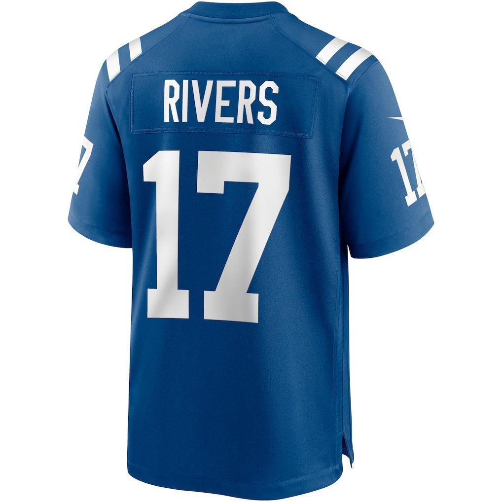 IN.Colts #17 Philip Rivers Royal Game Football Stitched Jersey