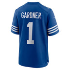 IN.Colts #1 Ahmad Sauce Gardner Royal Alternate Game Football Jersey Marou