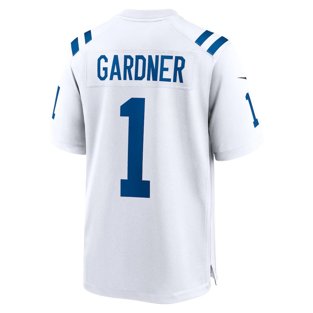 IN.Colts #1 Ahmad Sauce Gardner White Game Football Jersey Marou