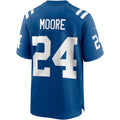 IN.Colts #24 Lenny Moore Royal Game Retired Player Football Stitched Jersey