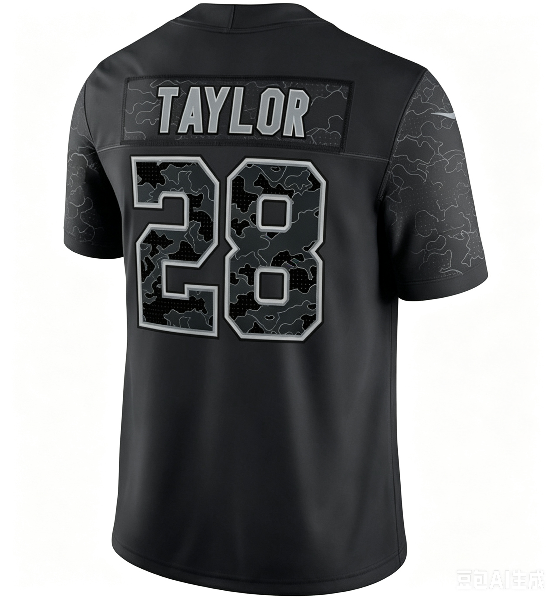 IN.Colts #28 Jonathan Taylor  Black Reflective Limited Stitched American Football Jerseys
