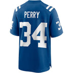 IN.Colts #34 Joe Perry Royal Game Retired Player Football Stitched Jersey