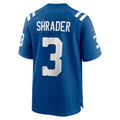 IN.Colts #3 Spencer Shrader Royal Team Game Football Stitched Jersey