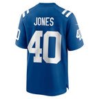 IN.Colts #40 Jaylon Jones Royal Team Game Football Stitched Jersey