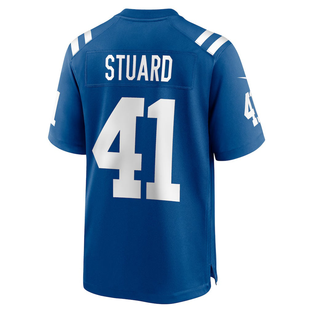 IN.Colts #41 Grant Stuard Royal Game Player Football Stitched Jersey