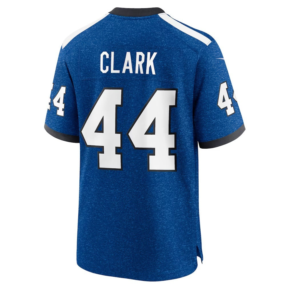 IN.Colts #44 Dallas Clark Blue Retired Player Alternate Game Football Stitched Jersey