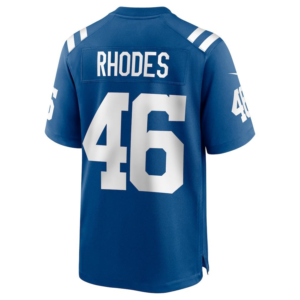 IN.Colts #46 Luke Rhodes Royal Game Football Stitched Jersey