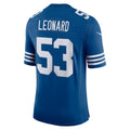 IN.Colts #53 Darius Leonard Royal Alternate Vapor Limited Football Jersey Marou