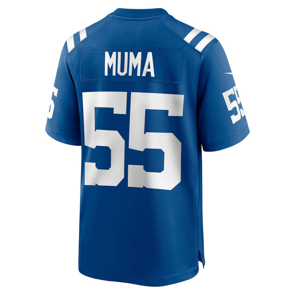 IN.Colts #55 Chad Muma Royal Team Game Football Stitched Jersey