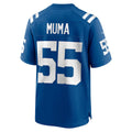 IN.Colts #55 Chad Muma Royal Team Game Football Stitched Jersey