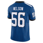 IN.Colts #56 Quenton Nelson Blue Vapor F.U.S.E. Limited Football Stitched Jersey