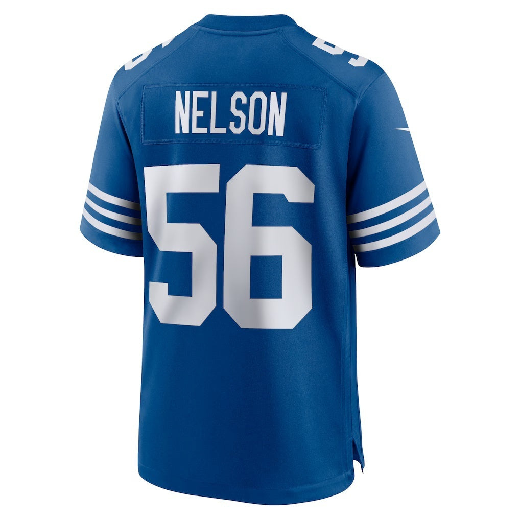 IN.Colts #56 Quenton Nelson Royal Alternate Game Football Stitched Jersey