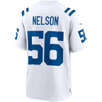 IN.Colts #56 Quenton Nelson White Game Player Football Stitched Jersey