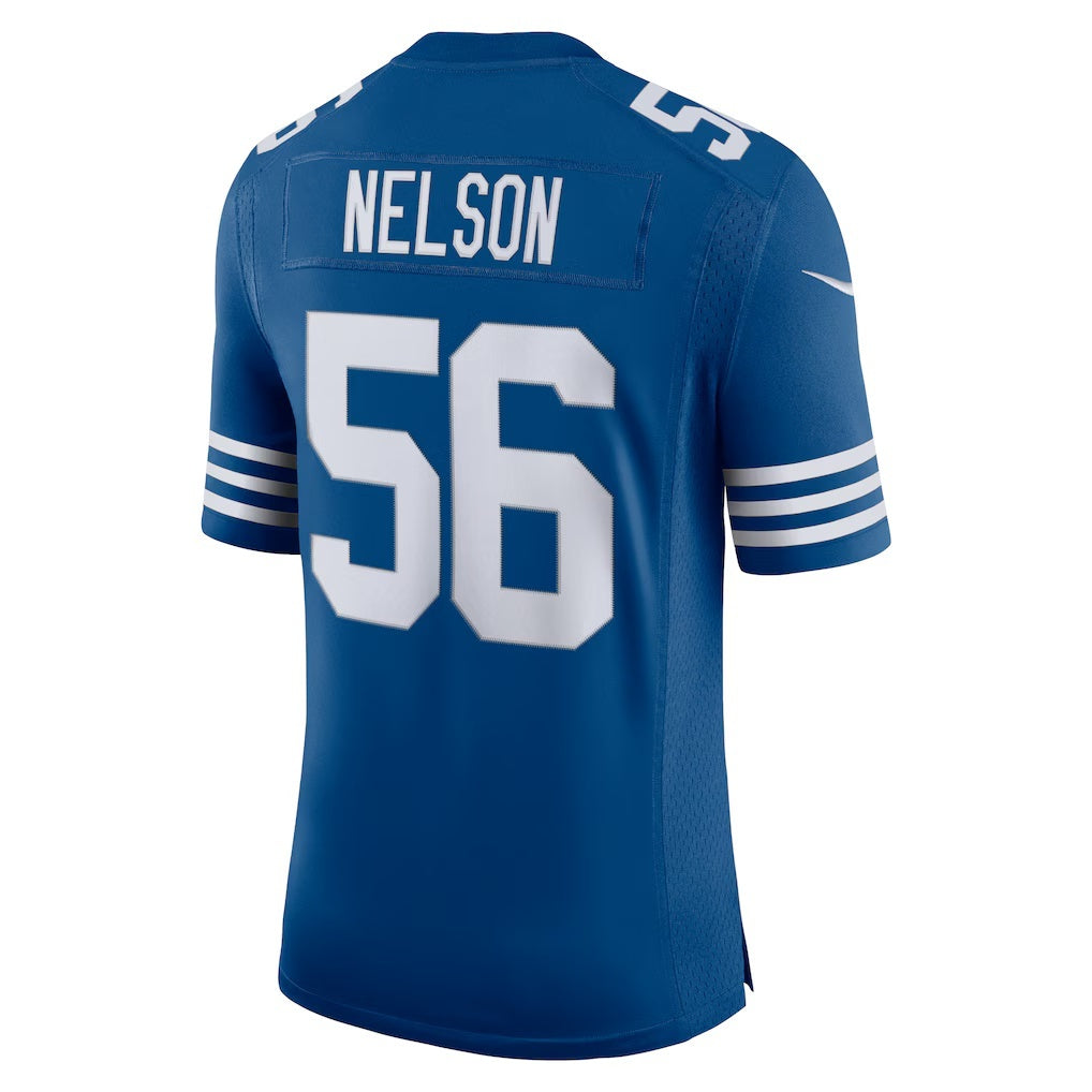 IN.Colts #56 Quenton Nelson Royal Alternate Vapor Limited Football Stitched Jersey