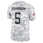 IN.Colts #5 Anthony Richardson Arctic Camo 2024 Salute to Service Limited Football Stitched Jersey