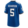 IN.Colts #5 Anthony Richardson Royal Indiana Nights Alternate Game Football Stitched Jersey