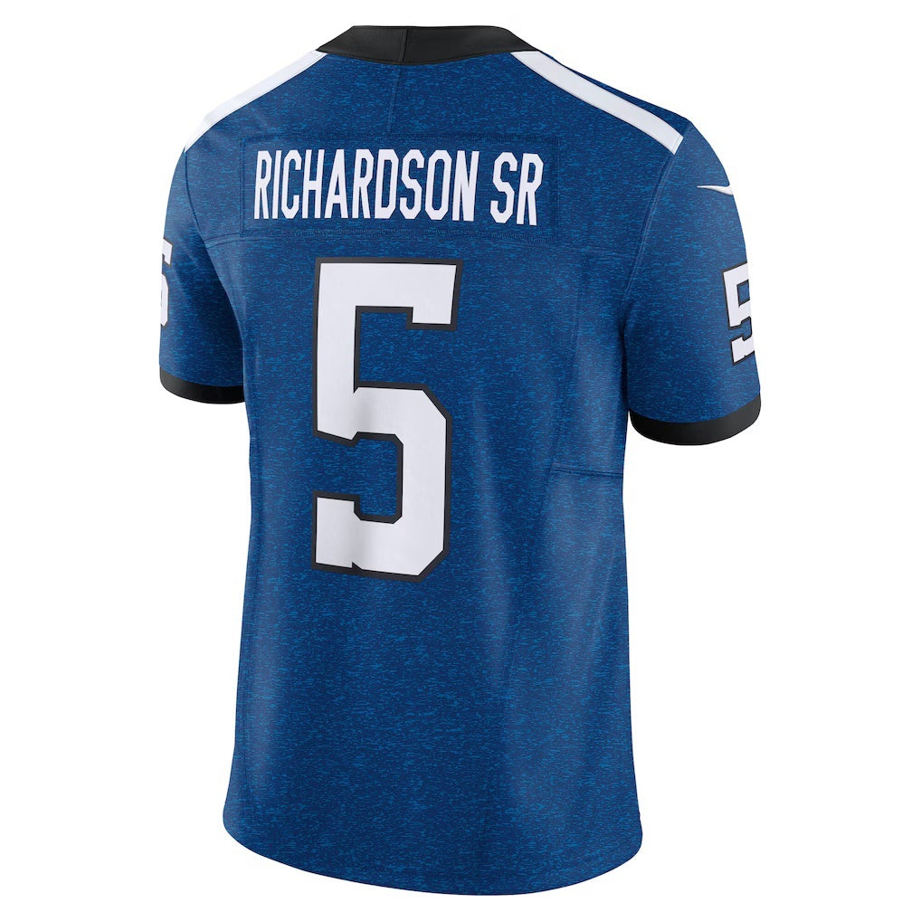 IN.Colts #5 Anthony Richardson Royal Vapor F.U.S.E. Limited Football Stitched Jersey