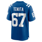 IN.Colts #67 Luke Tenuta Royal Team Game Football Stitched Jersey