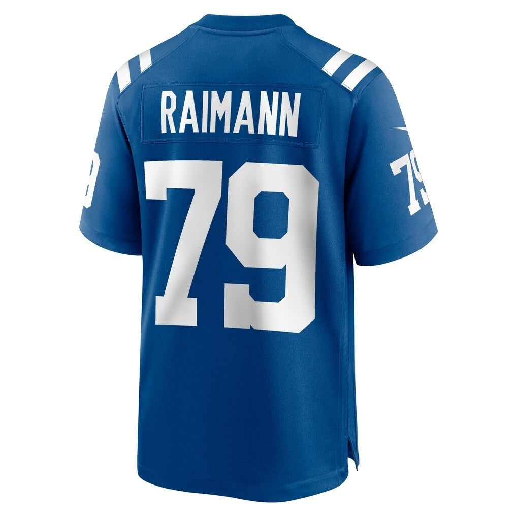 IN.Colts #79 Bernhard Raimann Royal Player Game Football Stitched Jersey
