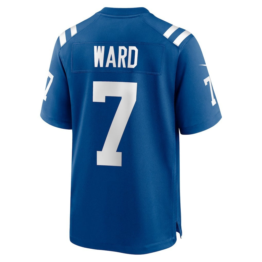 IN.Colts #7 Charvarius Ward Royal Team Game Football Stitched Jersey