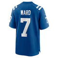 IN.Colts #7 Charvarius Ward Royal Team Game Football Stitched Jersey