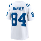 IN.Colts #84 Tyler Warren White Game Football Stitched Jersey