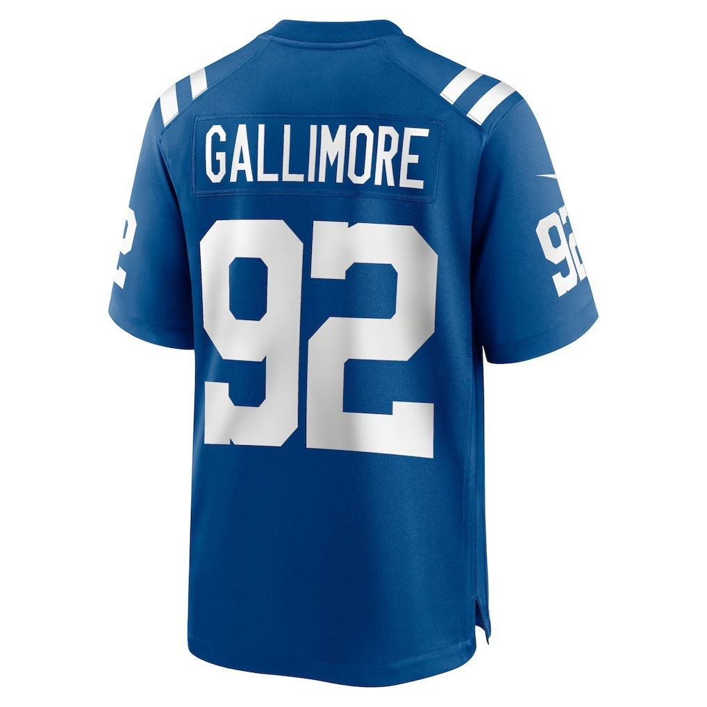 IN.Colts #92 Neville Gallimore Royal Team Game Football Stitched Jersey