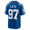 IN.Colts #97 Laiatu Latu Royal Player Game Football Stitched Jersey