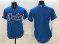 Italy Baseball Blank Blue 2026 World Baseball Classic Home Stadium Stitched Jersey