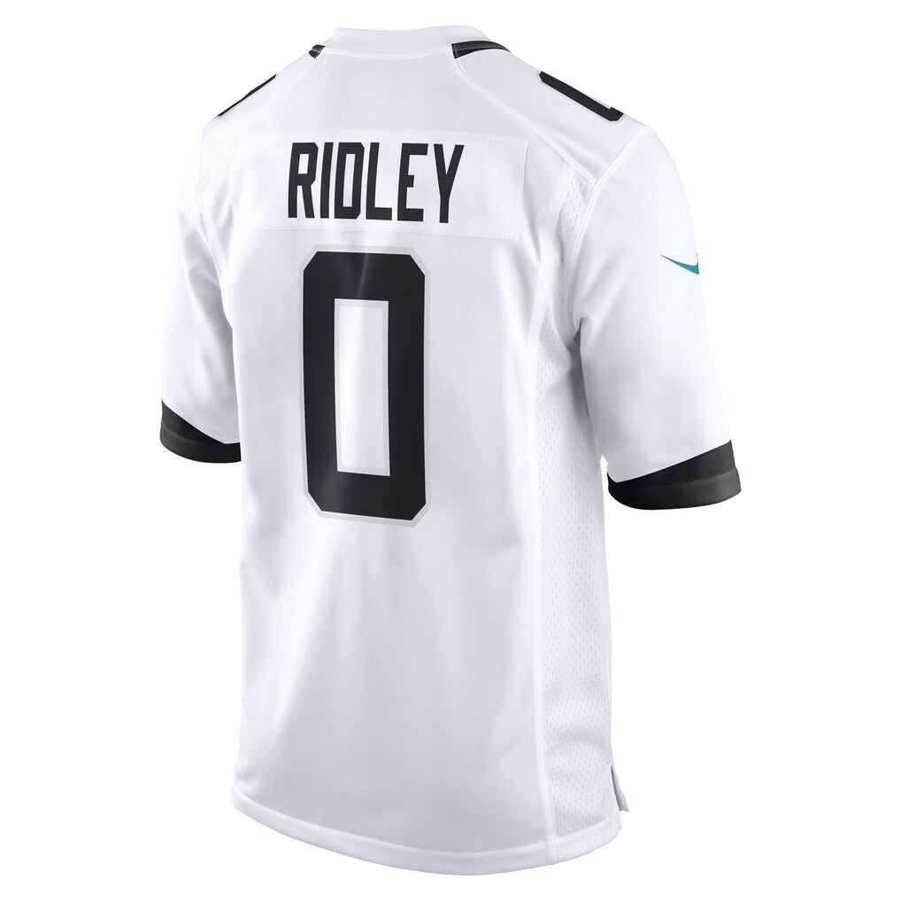 J.Jaguars #0 Calvin Ridley White Game Jersey
