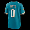 J.Jaguars #0 Devin Lloyd Teal Alternate 2 Prowler Throwback Game Jersey