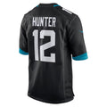 J.Jaguars #12 Travis Hunter Black 2025 Draft First Round Pick Alternate Game Player Jersey