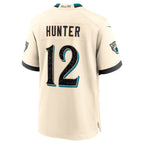 J.Jaguars #12 Travis Hunter Natural 2026 Rivalries Collection Game Football Stitched Jersey