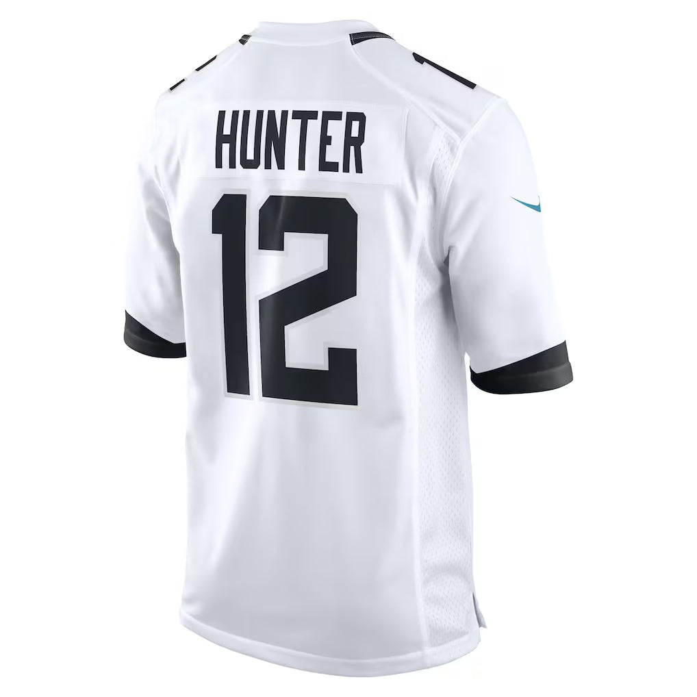 J.Jaguars #12 Travis Hunter White Game Road Jersey