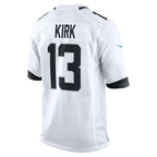 J.Jaguars #13 Christian Kirk White Game Jersey