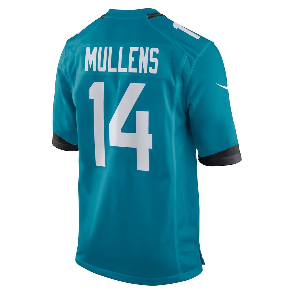 J.Jaguars #14 Nick Mullens Teal Team Game Jersey