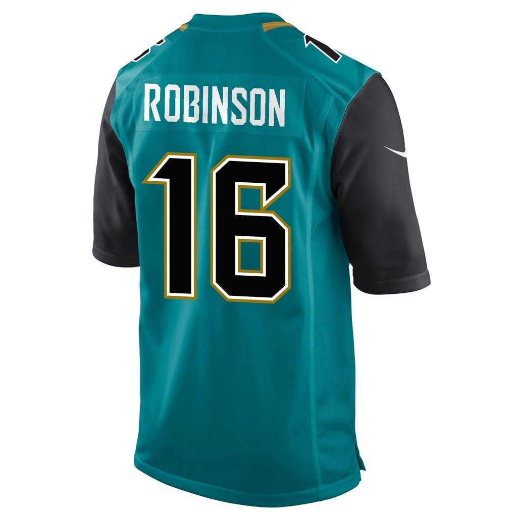 J.Jaguars #16 Denard Robinson Teal Alternate Game Jersey