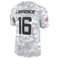 J.Jaguars #16 Trevor Lawrence Arctic Camo 2024 Salute to Service Limited Jersey