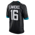 J.Jaguars #16 Trevor Lawrence Black Alternate Game Jersey