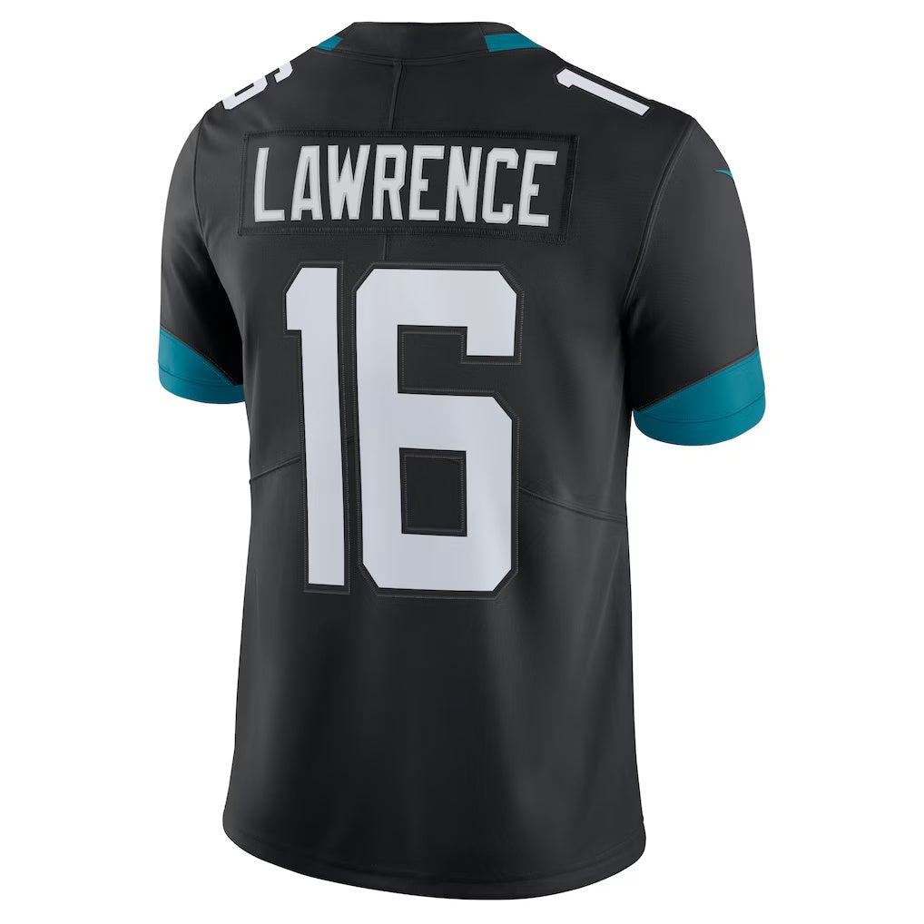 J.Jaguars #16 Trevor Lawrence Black Alternate Vapor Limited Jersey
