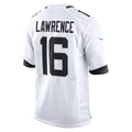 J.Jaguars #16 Trevor Lawrence White Game Jersey