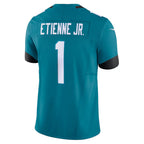 J.Jaguars #1 Travis Etienne Teal Vapor F.U.S.E. Limited Jersey